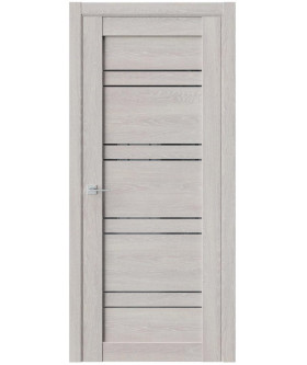 RE51 Дуб серый, с черным стеклом